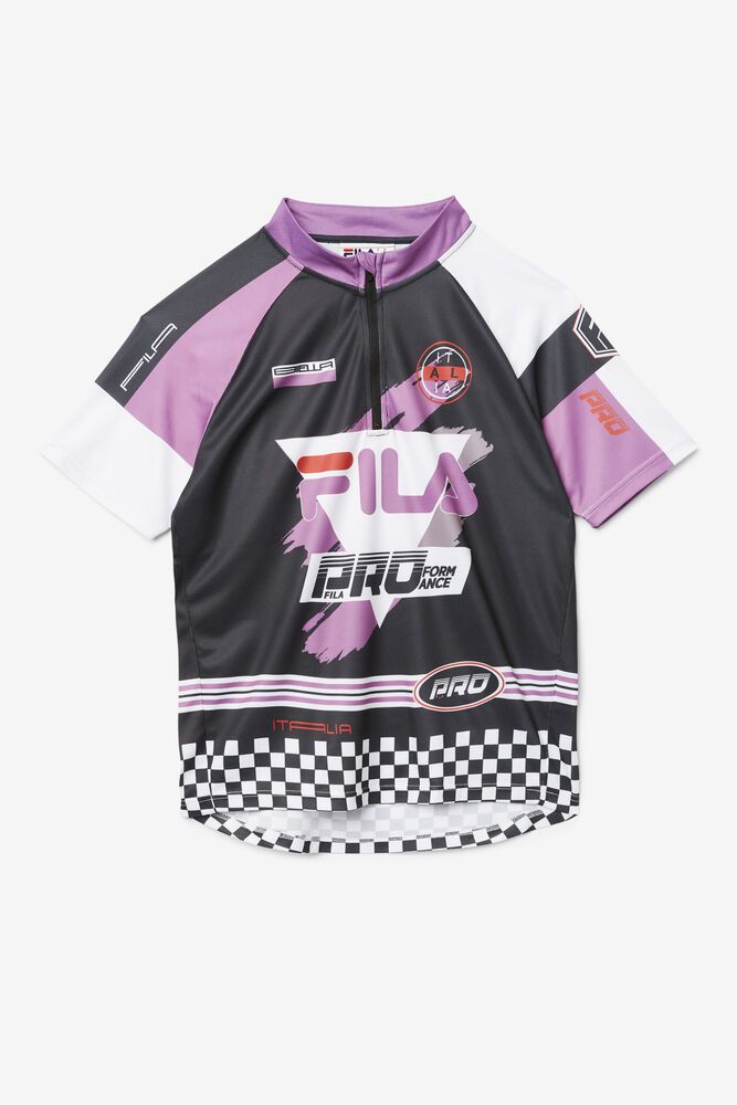 Fila T Skjorte Herre Svart Stormpride Cycling Jersey 374891-ZSX